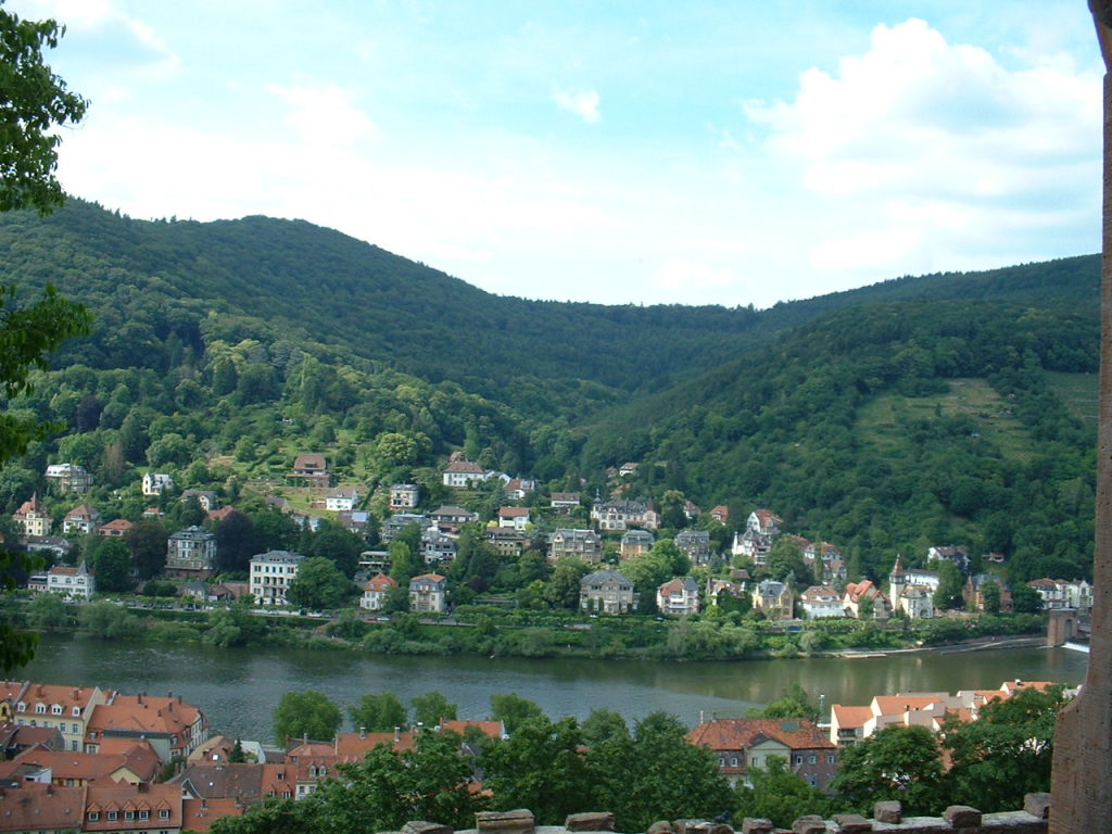 Across the River from Heidelberg Castle