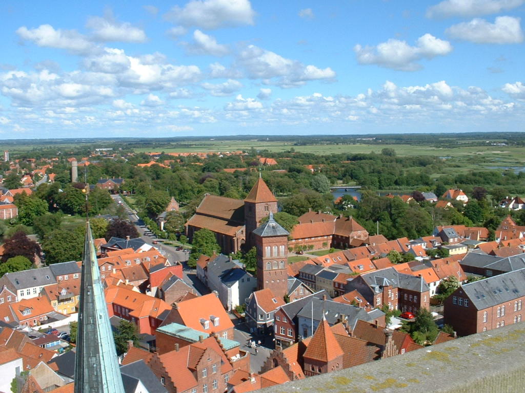 Ribe View from Church Tower
